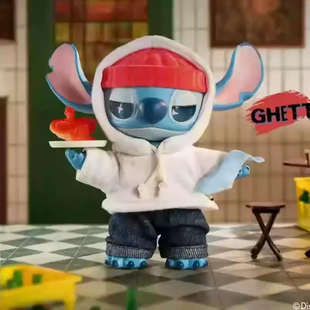 Genuine Miniso Disney Stitch Gen Z Street Series Vinyl Blind Box Joint Movable Stitch Model Backpack Pendant Birthday Gift