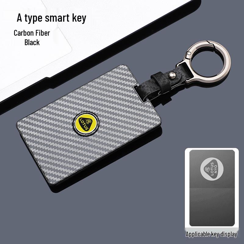 Lotus ELETRE/EMEYA Blumiger NFC-Kartenhalter Kohlefaser Autoschlüssel-Etui