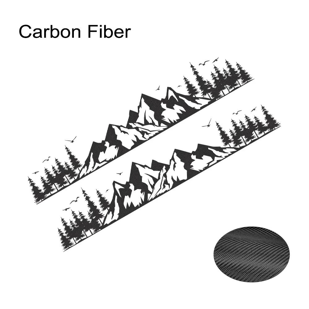 Car Sticker Van Camper Vinyl Decal Mountain Forest Decoration For Truck Camper RV Bus Caravan Body Auto Tuning Decor Accessories