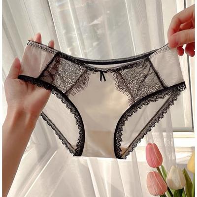 Höschen für Damen, Mädchen, geschmiedete Spitze, hohe Elastizität, Übergröße, sexy, seidig, glatt, reine Dessous, Desire, nahtlose Unterwäsche, Höschen, Slips, Dessous
