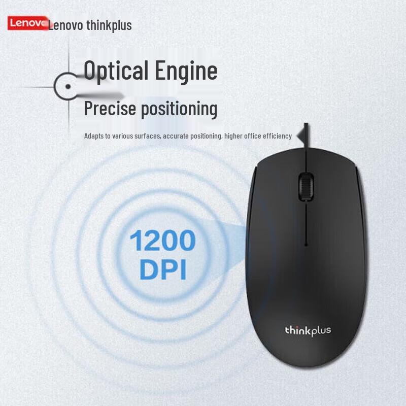 Lenovo KM130 Pro Wired Keyboard and Mouse Combo