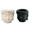 Peaceful Buddhas Sculpture Flower Pot For Indoor Plant Home Courtyard Garden Decoration Resin Handicrafts Ornament Gift