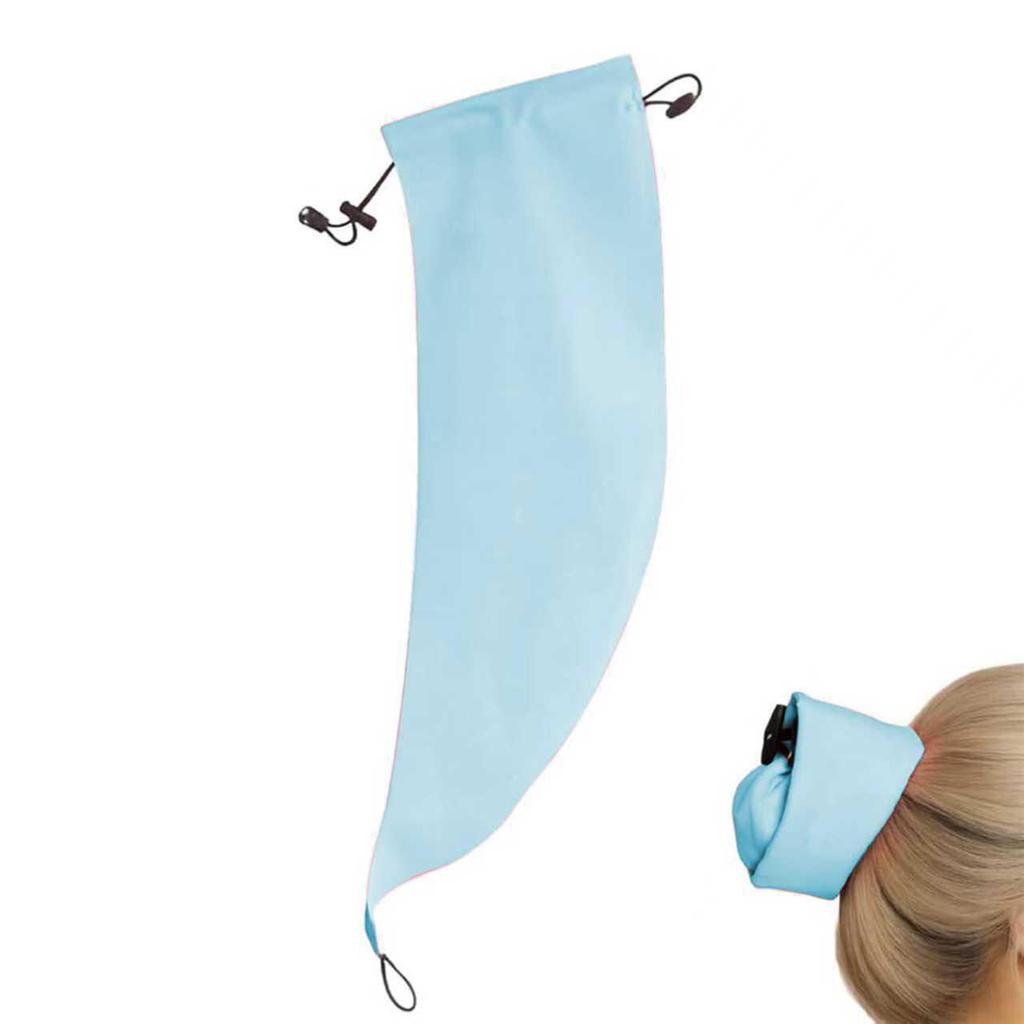 Versatile Solid Color Ribbon Headdress & Hair Cover