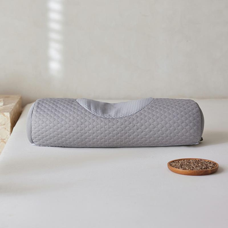 2025 new cool buckwheat neck pillow core to help sleep cylindrical candy pillow adult household pillow