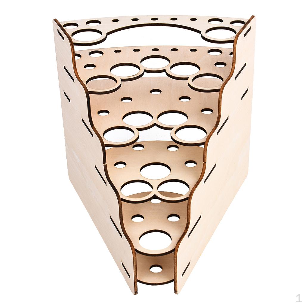 Brushes Bottles Storage Rack 45 Deg 15 Holes