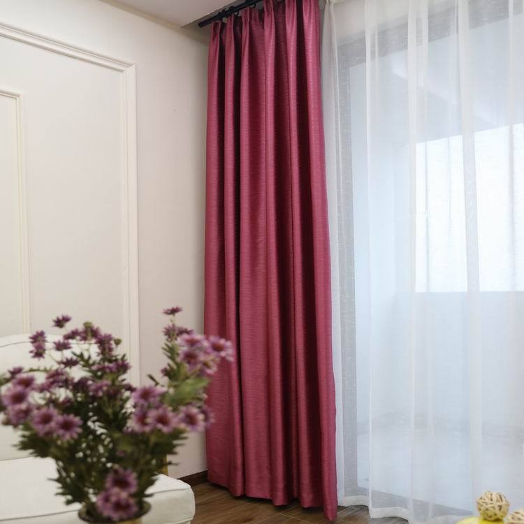 

2020 Атмосферные Темно-розовые Шторы из Блэкаута с Резьбой по Дереву, Шторы для Гостиной и Спальни 2.8 meters door width