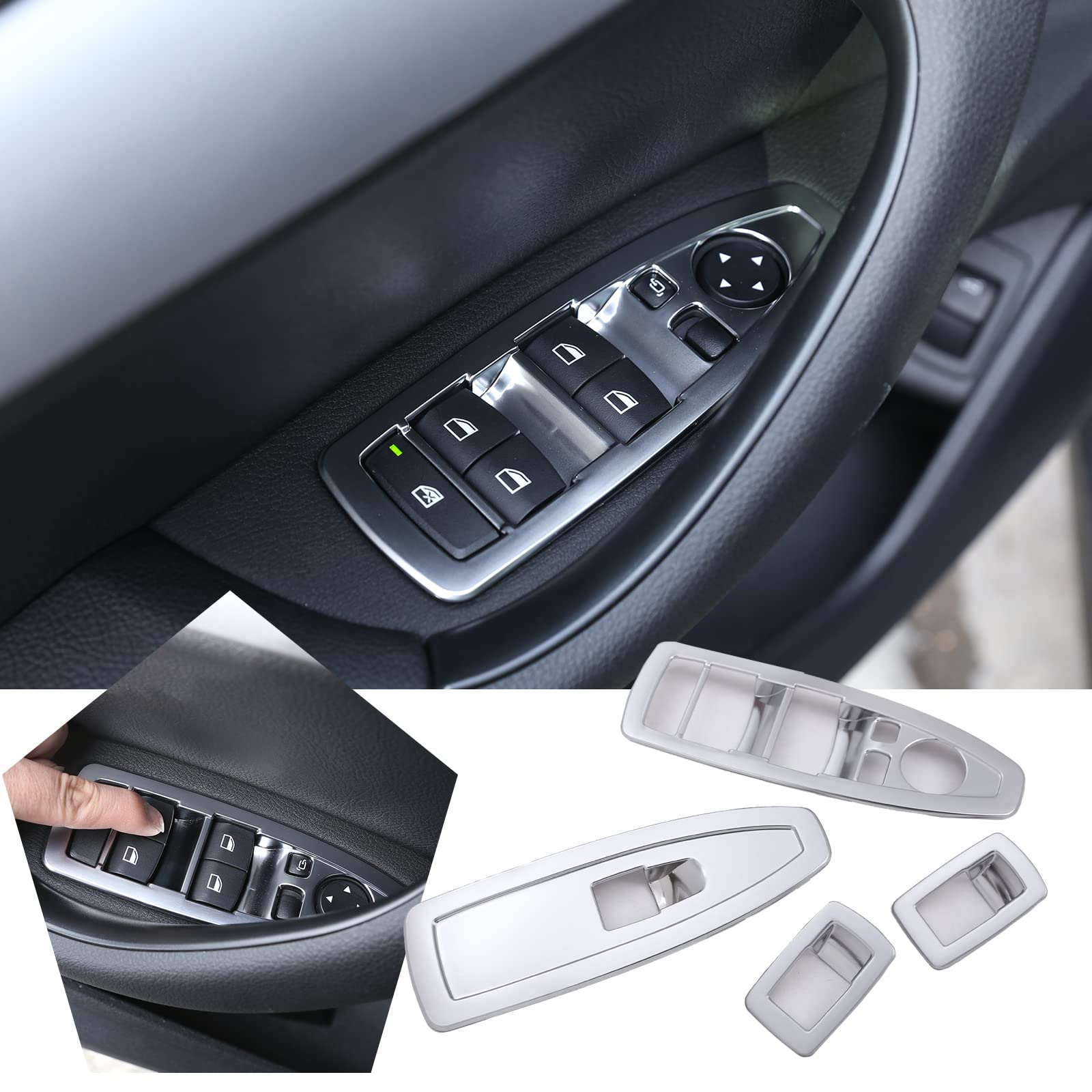 YUECHI BMW X1 F48 2016 2017-2018 X2 F47 2018 Car серебряный