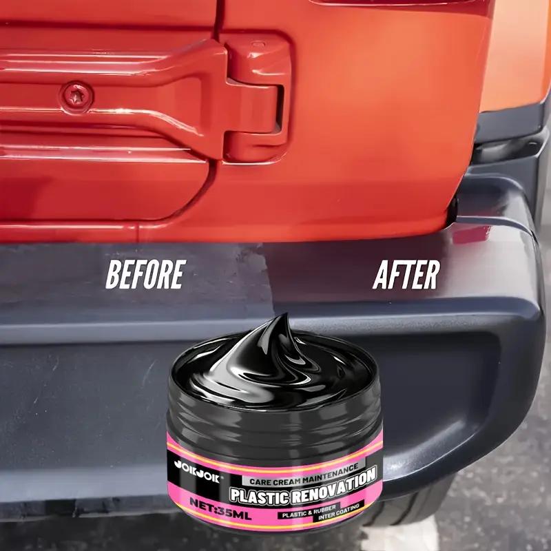 Plastic Polishing Paste - Vehicle, Truck, Motorcycle Scratch Remover, Brightener and Protective Wax - Long-Lasting Shine
