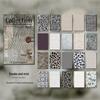 Retro Floral Cloth Pattern Paper for DIY Decoration and Collage