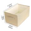 Closet Organizer with Handle Multipurpose for Nursery Cabinet Bookcase Shelf without grids