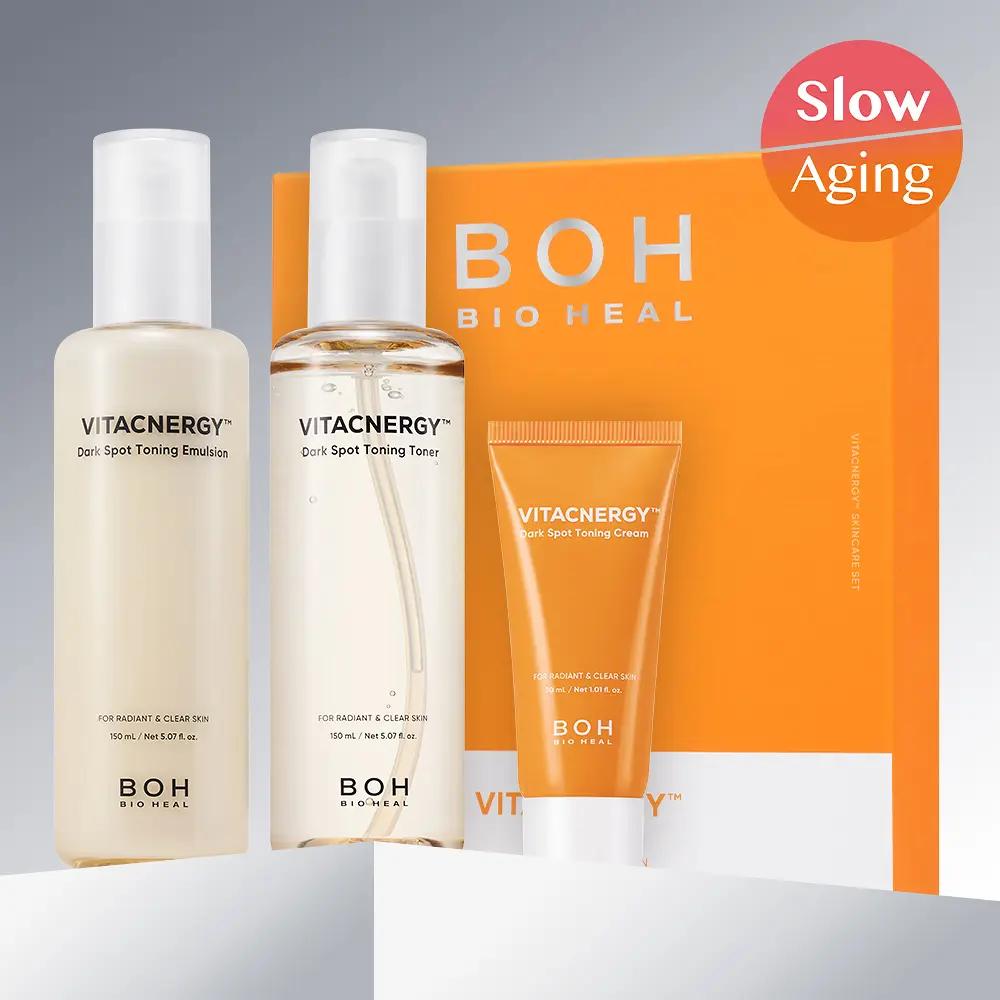 [BIOHEAL] BOH Vitacnergy Dark Spot Toning Skin Toner 150ml + Emulsion 150ml + Gel Cream 30ml Skincare [SET]