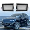 Rear License Plate Lamp Cover Precise Fit High Brightness IP67 Waterproof Polycarbonate Housing 68020954AB 68020955AB