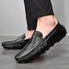 Genuine Leather Men Casual Shoes Soft Moccasins Men's Flats Fashion Brand Men Loafers Breathable Driving Shoes