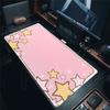 Star Pattern Mouse Pad Gaming Keyboard Mat Minimalist Deskmat Office Accessories Desk Protector Carpet Pc Laptop Extended Mats