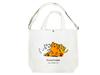 MUZIK TIGER 23MZB00NI-TOR Tote Bag, 2-Way Canvas Tote, Handbag, A4/B5 Capacity, Crossbody/Shoulder Bag, Trio