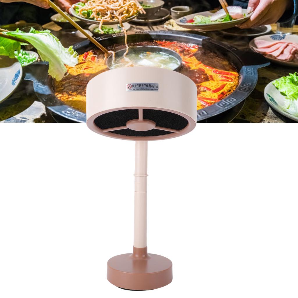 USB Electric Small Desktop Range Hood Portable Oil Smoking Extractor Low Noise for Dormitory Home