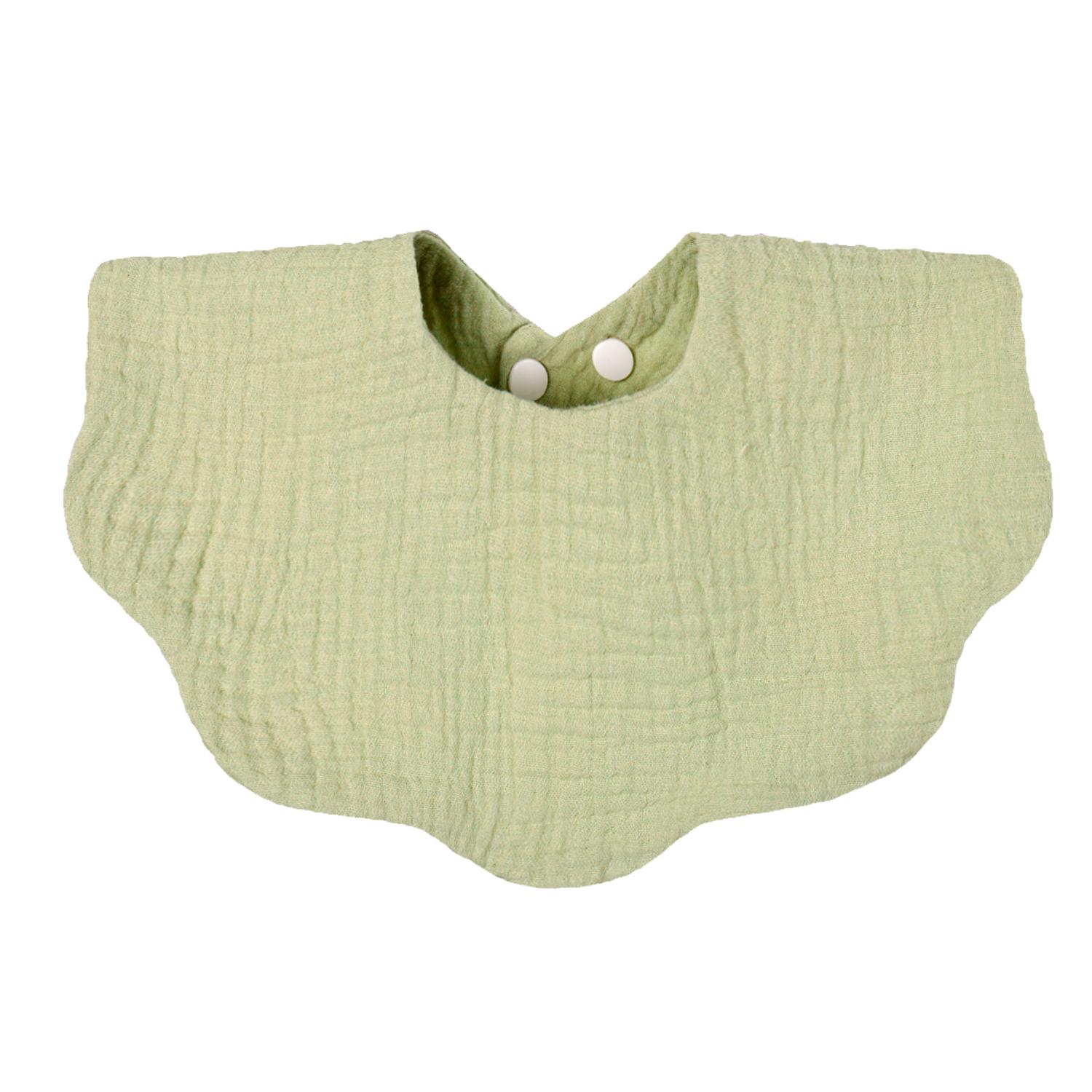 

Хлопковые мягкие детские нагрудники с принтом, однотонные детские нагрудники, ткань для отрыжки новорожденных, бандана, шарф для детей, полотенце для кормления слюной для мальчиков и девочек светло-зеленый