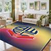 Bolton Wanderers FC Design Crystal Velvet Rug Soft Decorative Mat for Bedroom Entrance