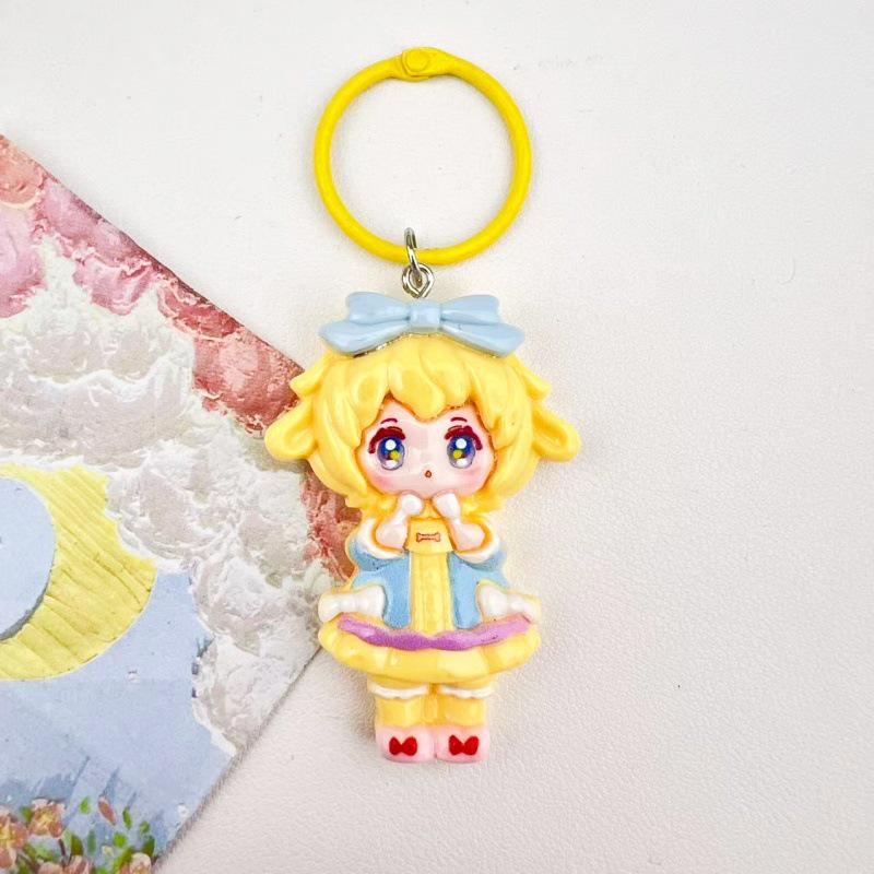 Sweet Girl DIY Resin Princess Keychain Pendant - Donna's Bag & Backpack Charm