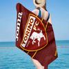 Torino Fc Crest Design Microfiber Beach Towel, Lightweight And Quick-Dry, for Summer Travel, Beach Essential, Swimming Pool
