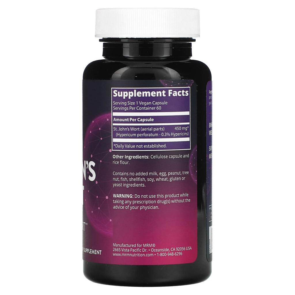 St. John's Wort, Veggie Capsules 60 (450Mg Per Capsule)