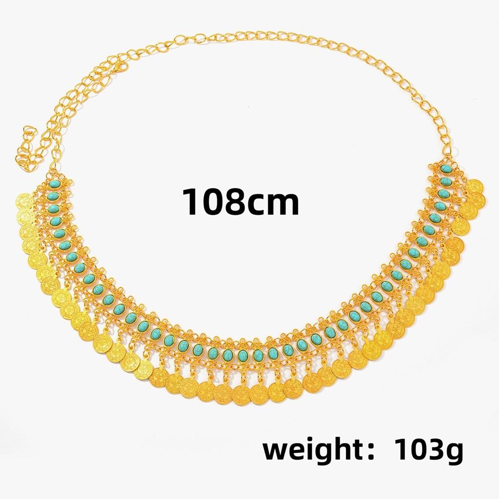 Waist Chain For Women Geometric Zinc Alloy Pendant Party Accessories