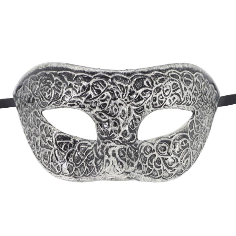 Masque de Mascarade Rétro Masque de Mardi Gras Masque de Fête Vénitien Masque Demi-Visage pour Bal d'Halloween Cosplay Accessoires de Spectacle