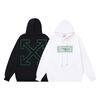 1223 Off-White 2026 Herbst/Winter Neu OW Banknotenmuster Aufgedruckte Herren- und Damen-Hoodies