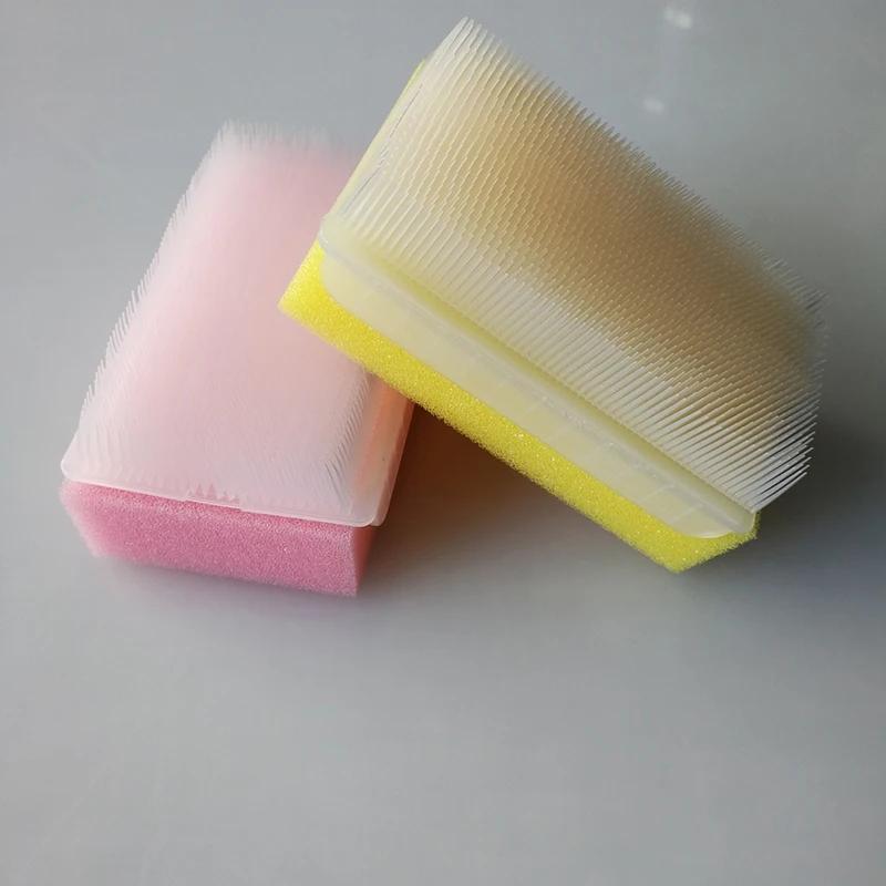 5 pezzi/confezione Pennello Sensoriale per Bambini Spugna da Bagno per Bebè Pennello per Mani Chirurgiche Pennello per Pulizia Protesi Dentarie Spugna Sterile Pennello con Setole Abrasive