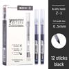 M&GM2001 Quick-Drying Rollerball Pen 0.5mm, Full Needle Tube, Large Capacity, Ideal for Student Exams.