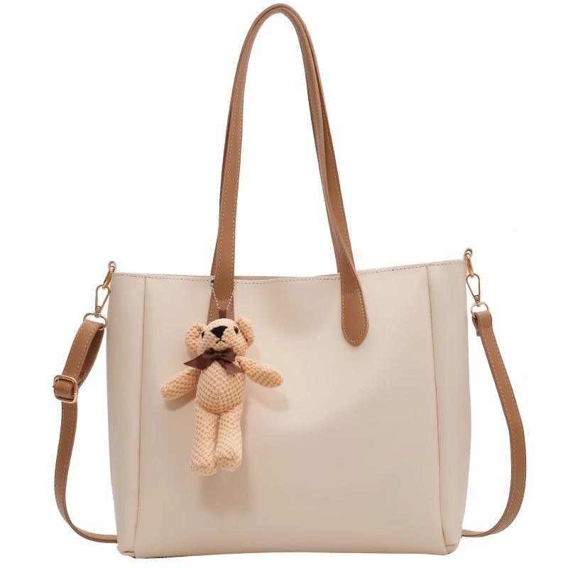 High-end texture large-capacity commuter tote bag women's new fashionable versatile messenger shoulder bag