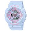BABY G Kollektion Quarzwerk Harzarmband Uhr Damen Uhr Blaues Zifferblatt BA-110FH-2APR