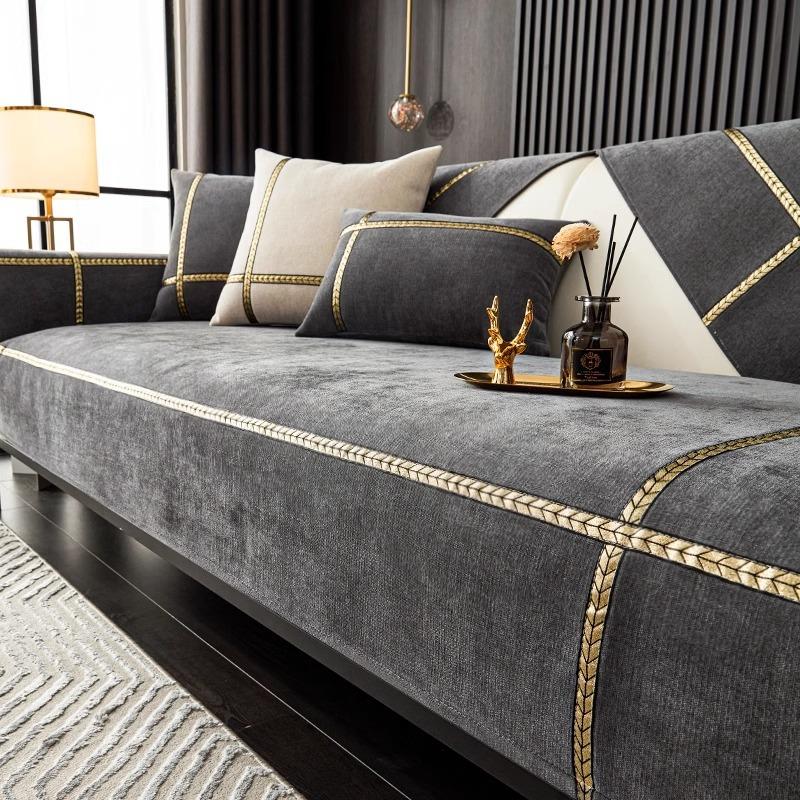 Spezielle Chenille Leichter Luxus High-End Sofakissen Neu Ganzjahres Universell Rutschfestes Sofakissen