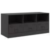 VidaXL TV Cabinet Black 99x39x44 Cm Steel 841733