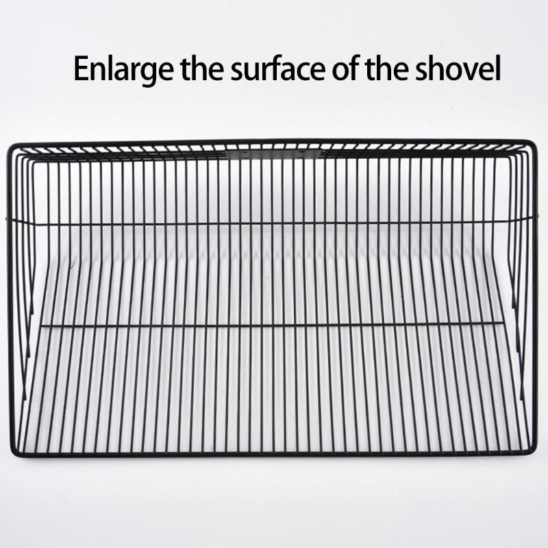 Große Hühnerkot-Schaufeln Metallschaufeln Für Geflügelstreuwanne Hohlkot-Sieb Tiefe Schaufel Einstreuwanne Reiniger