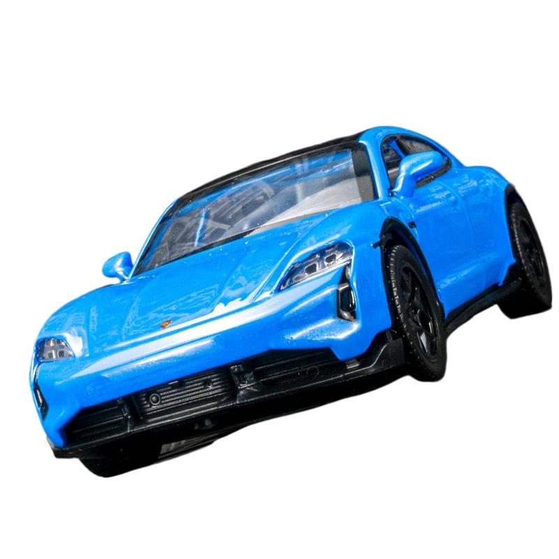 1/36 Porsche Taycan Turbo S Cross Turismo Alloy Sports Car Model Diecast Metal Race Car Vehicles Model Sound Light Kids Toy Gift