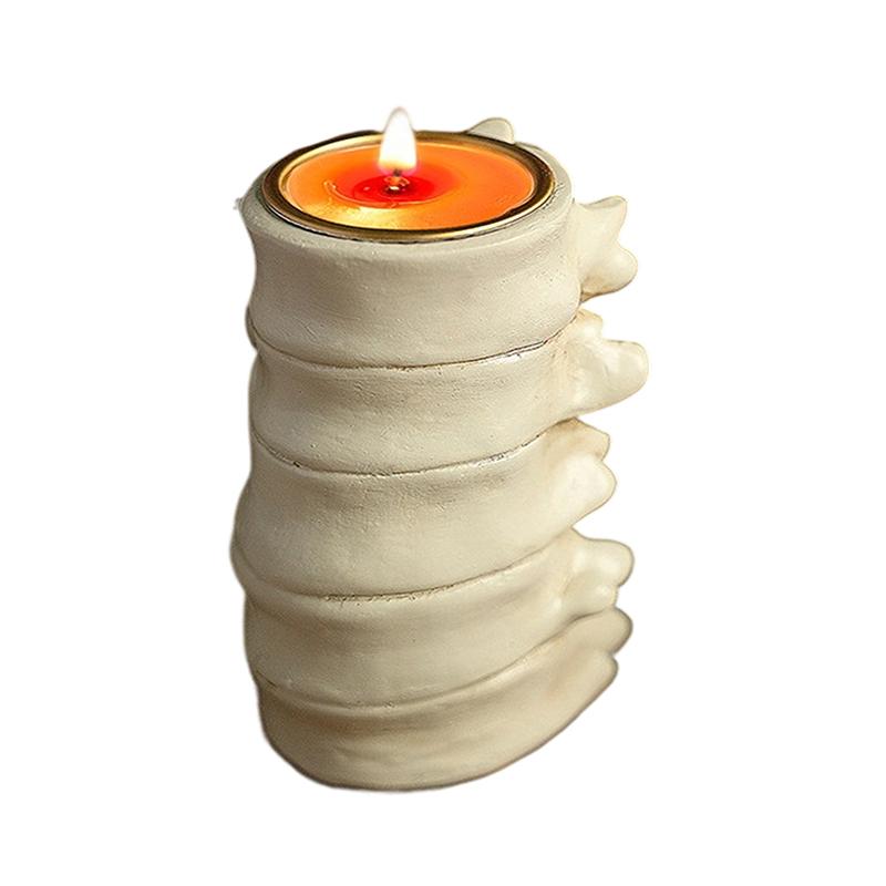 Halloweenský svícen Dekorace Srdce Svícen Kostra Svícen Mozek Duch Festivalová Dekorace Potřeby Rekvizity