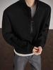 Men's Luxury Half-Zip Stand Collar Hoodie - Cozy, Versatile Pullover for Spring/Autumn.
