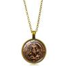 New Archangel Michael Time Women's Versatile Retro Pendant Necklace