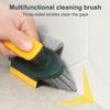 4-in-1-V-förmige Schrubberbürste für Küche und Bad, Fliesenboden, Spaltreinigungsbürste, Fensternut, Wandecke, Toilettenbürsten, Werkzeuge