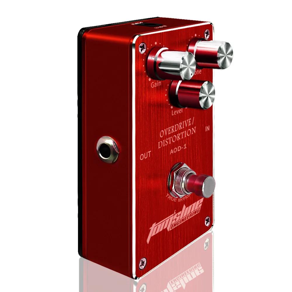 AROMA Overdrive Distortion Electric Guitar Pedal Effect Pedal True Bypass Aluminum Alloy Housing AOD-1 Guitar Accessories