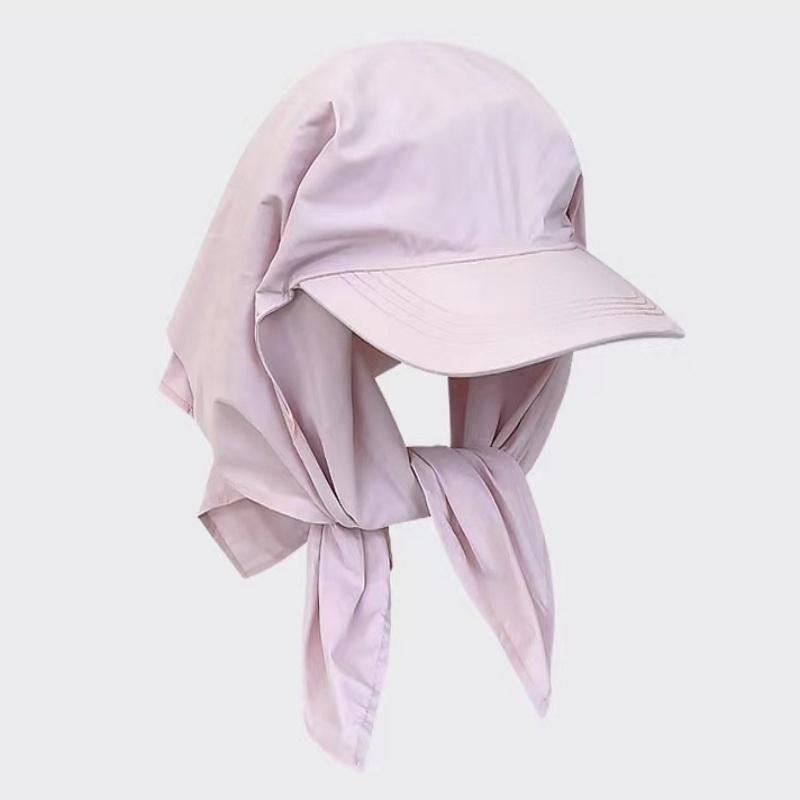 Neues Kopftuch Hut Riemen Nackenschutz Sonnenschutz Visier Outdoor Camping Stil Kappe white
