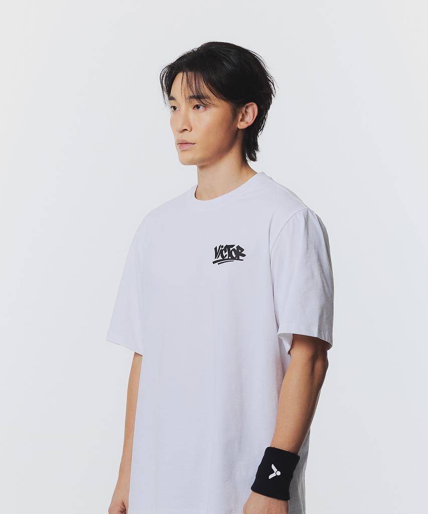 Bigteo Crown Statement Badminton Unisex Oversized T-Shirt (Vt26Ato208U)
