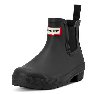 [Hunter] Cizme de ploaie Chelsea Originale pentru Femei WFS2078RMA-BLK-5 Negru 24 cm