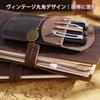Genuine Leather Chest Pocket Pen Case for Business Ink Leak and Stain Pocket Protector for White Coats and Dress Shirts Use, Prevention, (Green)