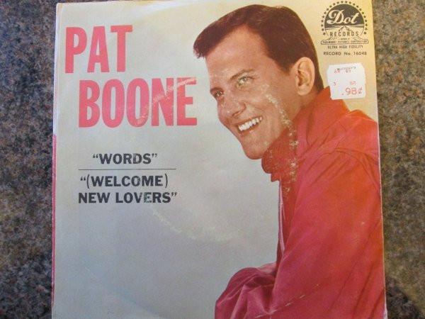 

7inch Record PAT BOONE Welcome New Lovers 4516048 Dot Records 1960 US Pop Used