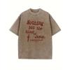 European Size ,  Washed, Only Jesus' Blood Print, High-Quality Batik Cotton Retro Fashion Brand, Suitable Thickness for Summer, Holiday Gift