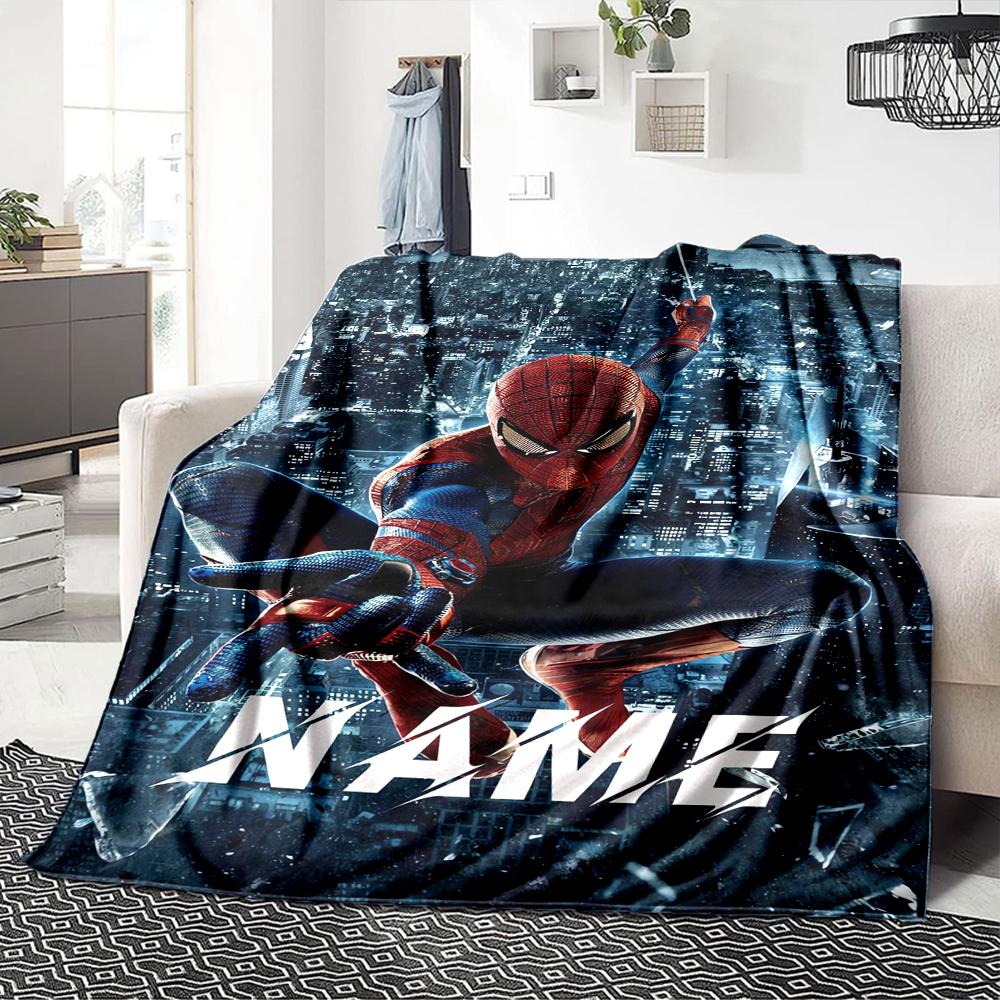 Custom Name "Venom Love Heart Theme" blanket for Couch & Bed, Plush Cozy Fuzzy Blanket Super Soft & Warm Blankets for Fall and Winter. 09084