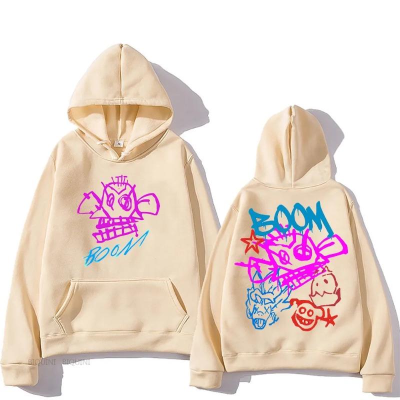 Arcane Jinx Cartoon Kapuzenpullover Langarm Harajuku Kawaii Mode Sweatshirt Grafikdruck Vintage Kleidung Niedliche Kapuzenpullover & Sweatshirts Herren