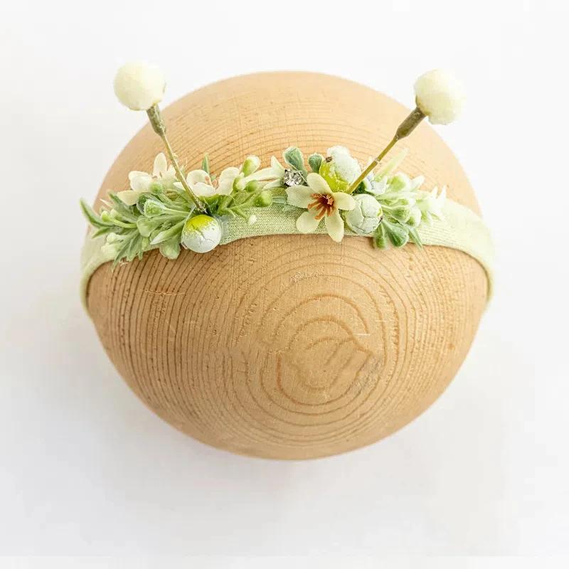 

Handmade Newborn Flower Hairbands Baby Headband Photography Props Studio Full Moon Photoshoot Infant Headpieces Photo Props Set